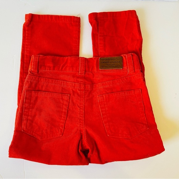 Janie and Jack Kids Orange Corduroy Pants Size 4 Unisex - Picture 5 of 5